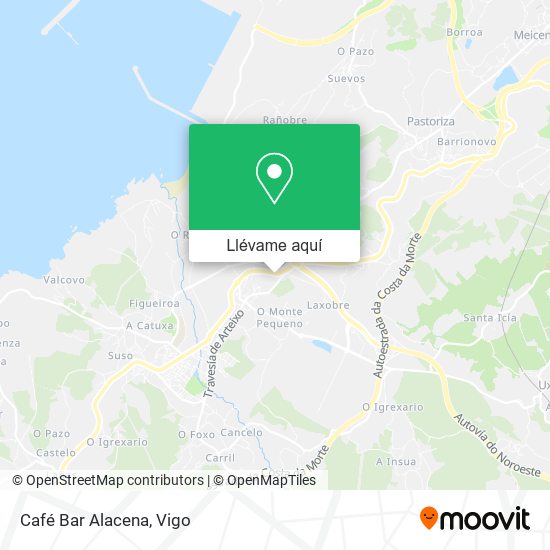 Mapa Café Bar Alacena