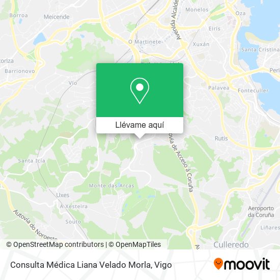 Mapa Consulta Médica Liana Velado Morla