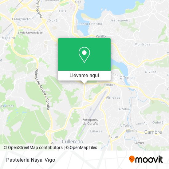 Mapa Pastelería Naya