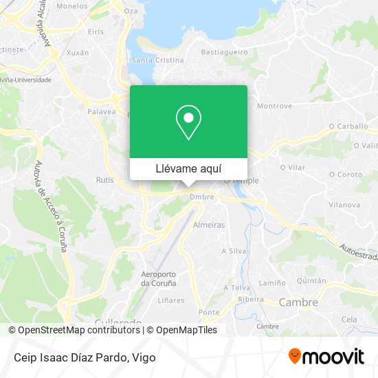 Mapa Ceip Isaac Díaz Pardo