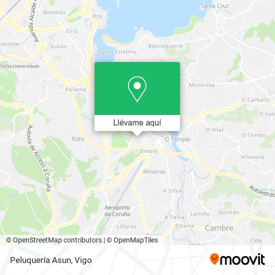 Mapa Peluquería Asun