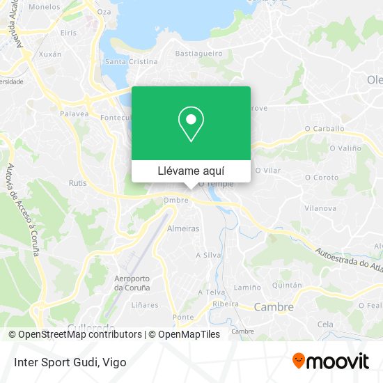 Mapa Inter Sport Gudi