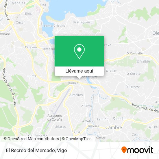 Mapa El Recreo del Mercado