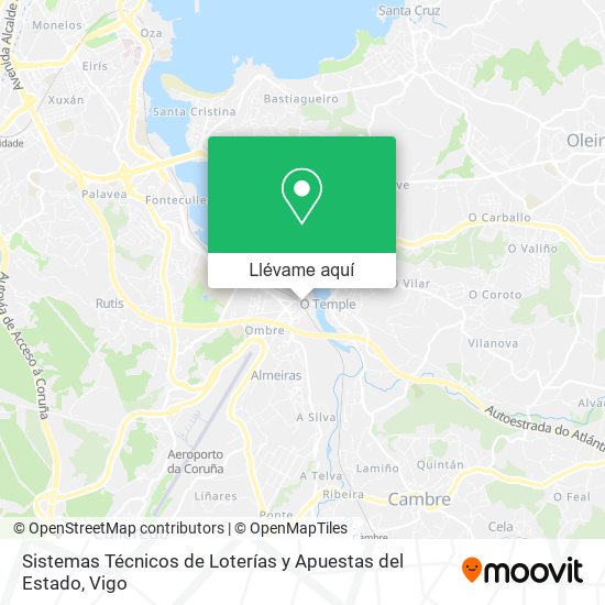 Mapa Sistemas Técnicos de Loterías y Apuestas del Estado