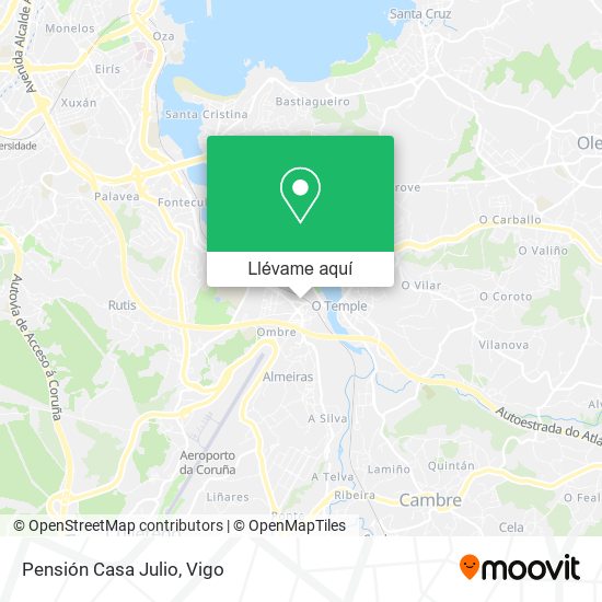 Mapa Pensión Casa Julio
