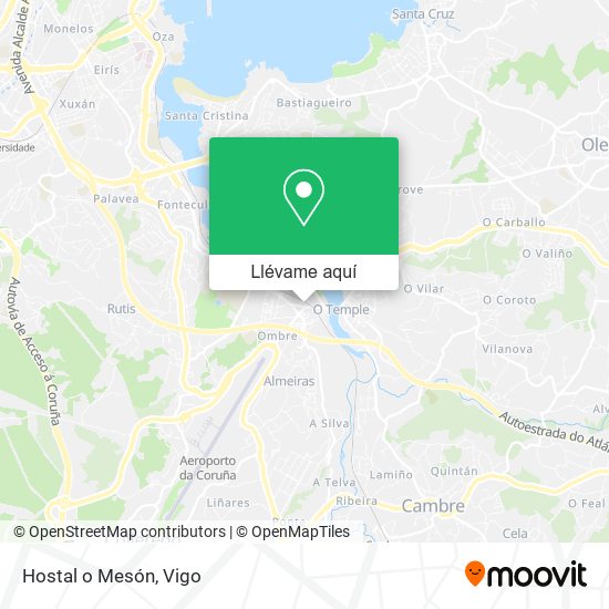 Mapa Hostal o Mesón