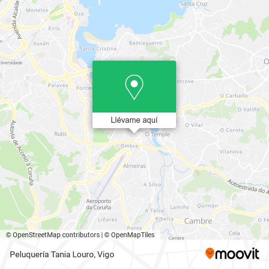 Mapa Peluquería Tania Louro