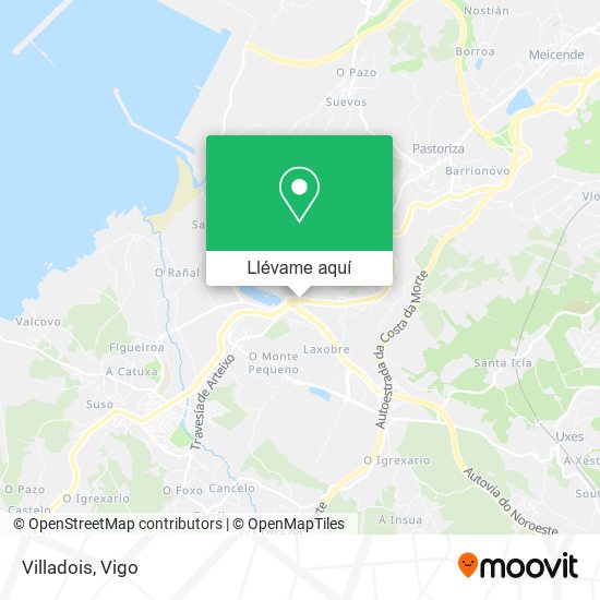 Mapa Villadois