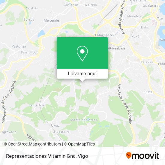 Mapa Representaciones Vitamin Gnc