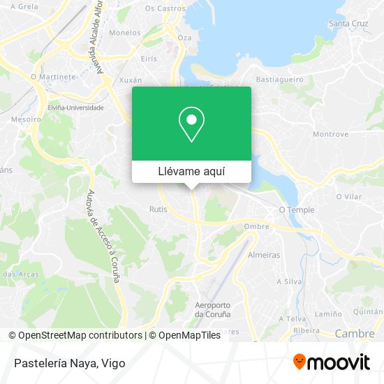 Mapa Pastelería Naya