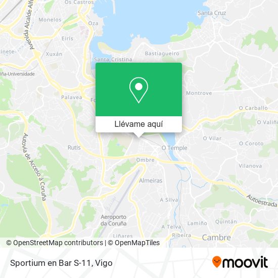 Mapa Sportium en Bar S-11