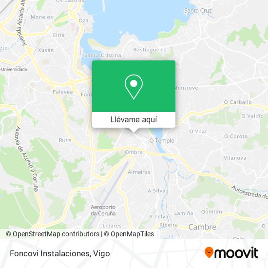 Mapa Foncovi Instalaciones