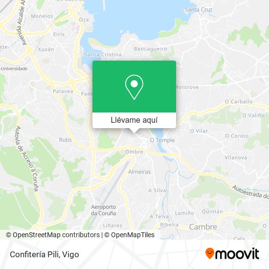 Mapa Confitería Pili