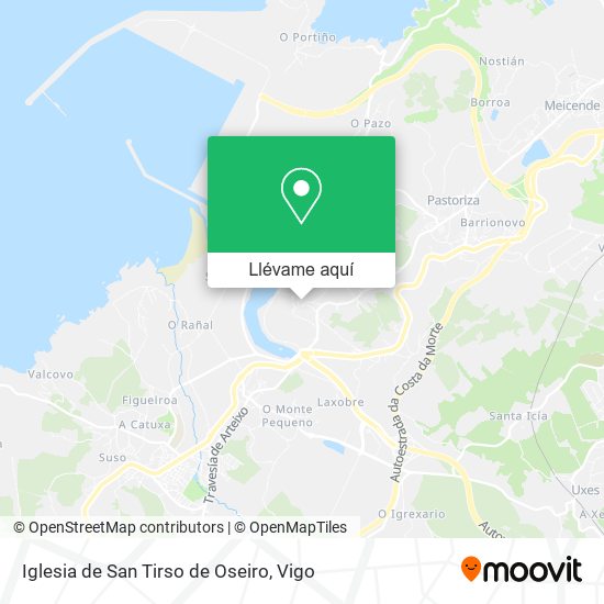 Mapa Iglesia de San Tirso de Oseiro