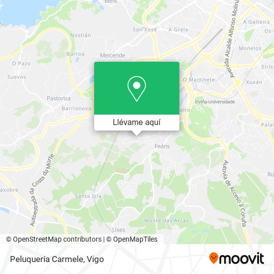 Mapa Peluquería Carmele