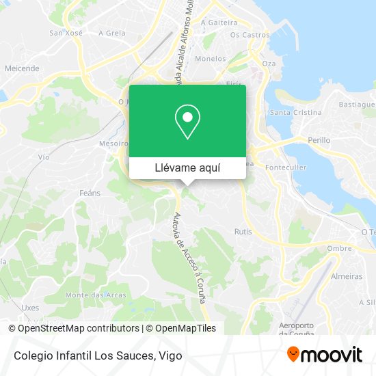 Mapa Colegio Infantil Los Sauces