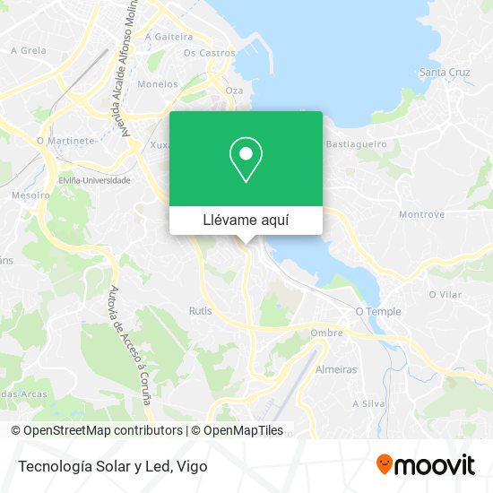 Mapa Tecnología Solar y Led