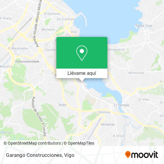 Mapa Garango Construcciones