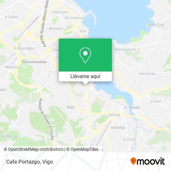 Mapa Cafe Portazgo