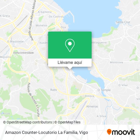 Mapa Amazon Counter-Locutorio La Familia