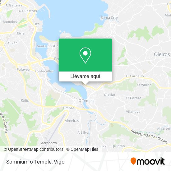 Mapa Somnium o Temple