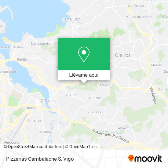 Mapa Pizzerias Cambalache S