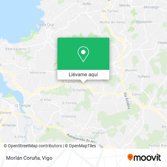 Mapa Morlán Coruña