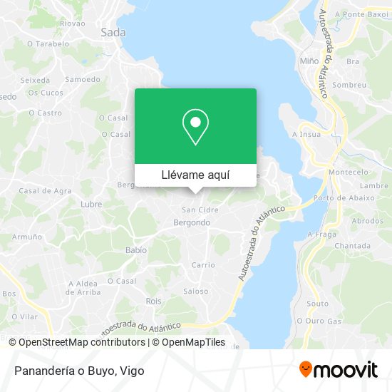 Mapa Panandería o Buyo
