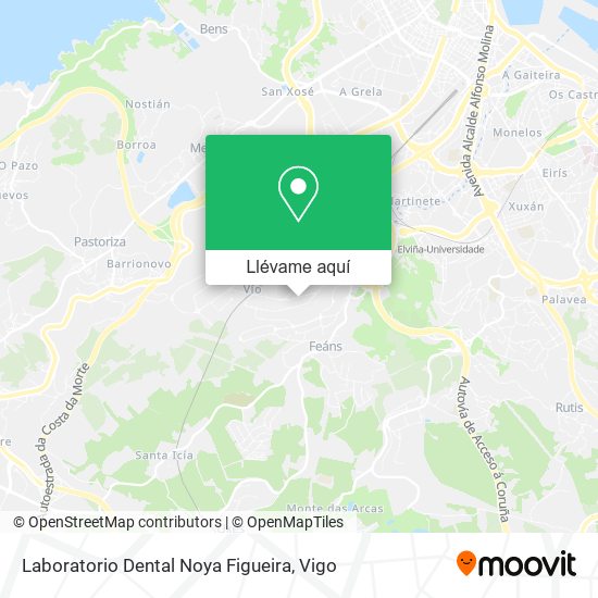Mapa Laboratorio Dental Noya Figueira