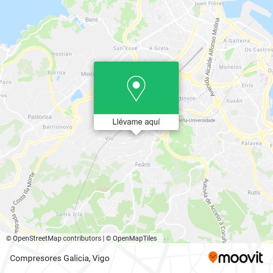 Mapa Compresores Galicia