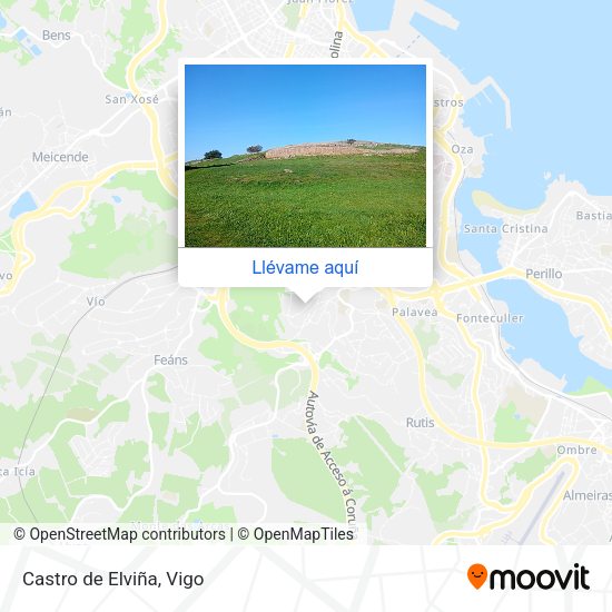 Mapa Castro de Elviña