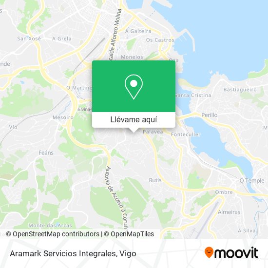 Mapa Aramark Servicios Integrales