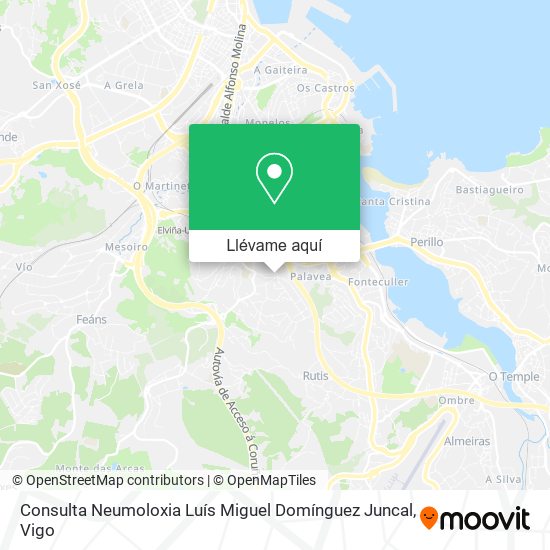 Mapa Consulta Neumoloxia Luís Miguel Domínguez Juncal