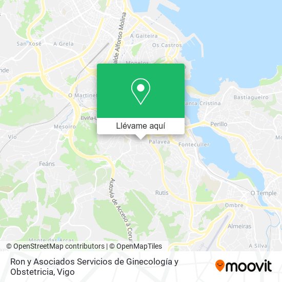Mapa Ron y Asociados Servicios de Ginecología y Obstetricia