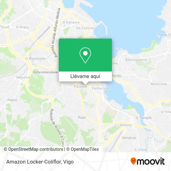Mapa Amazon Locker-Coliflor