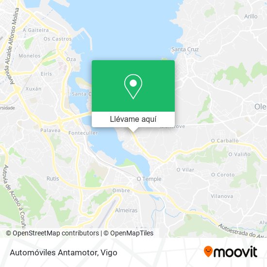 Mapa Automóviles Antamotor