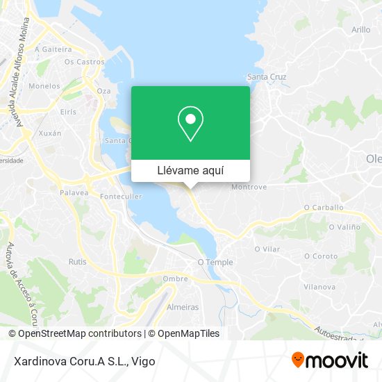 Mapa Xardinova Coru.A S.L.