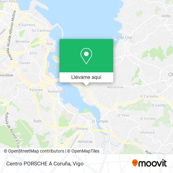 Mapa Centro PORSCHE A Coruña