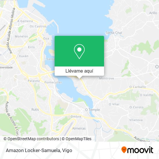 Mapa Amazon Locker-Samuela