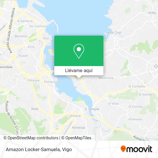 Mapa Amazon Locker-Samuela