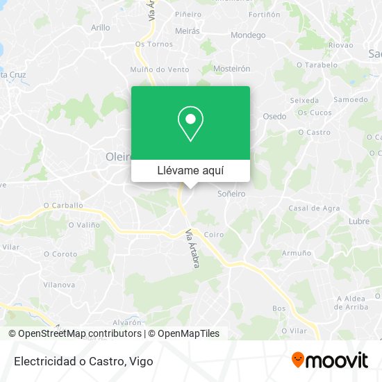 Mapa Electricidad o Castro