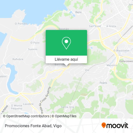 Mapa Promociones Fonte Abad