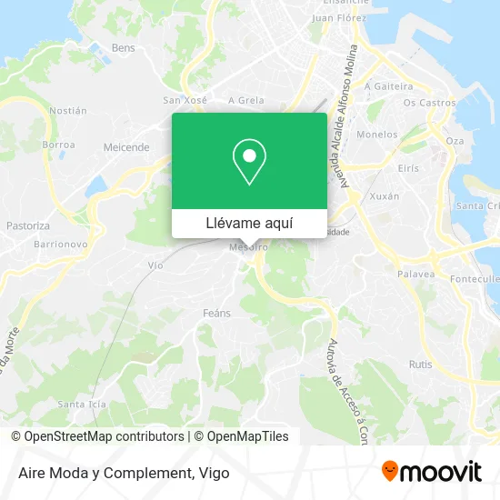 Mapa Aire Moda y Complement