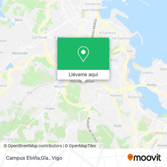 Mapa Campus Elviña,Gla.