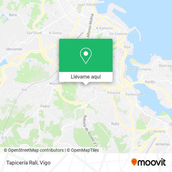 Mapa Tapicería Rali