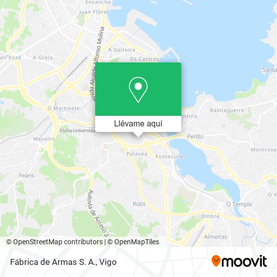 Mapa Fábrica de Armas S. A.