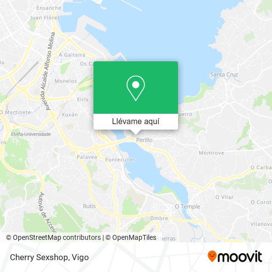 Mapa Cherry Sexshop
