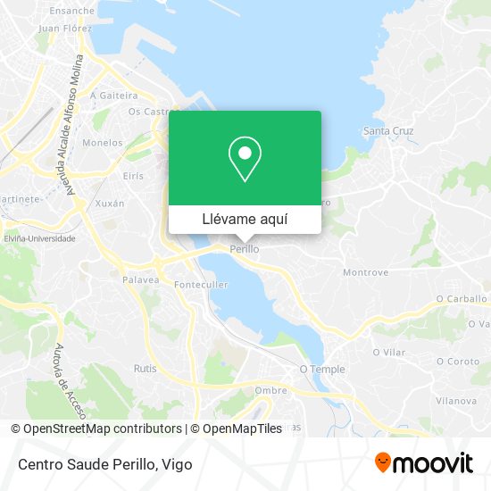 Mapa Centro Saude Perillo
