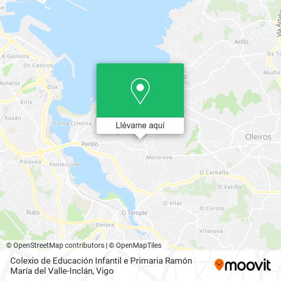 Mapa Colexio de Educación Infantil e Primaria Ramón María del Valle-Inclán