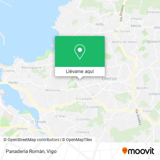 Mapa Panaderia Román